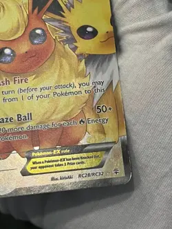 Pokemon TCG Flareon EX RC28/RC32 Generations Radiant Collection Full Art HP - Image 5