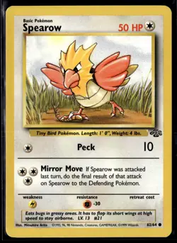 Pokemon TCG | Jungle | Spearow | 62/64 | LP - Image 1