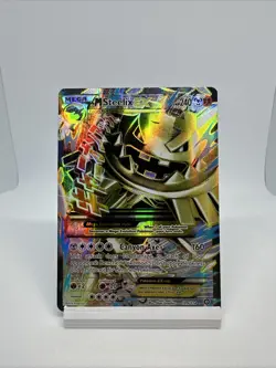 2016 Pokemon XY Steam Siege Mega M Steelix Full Art Ultra Rare EX 109/114 - Image 1