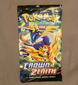 Pokemon TCG Crown Zenith Booster Pack English Edition Factory Sealed - Image 1