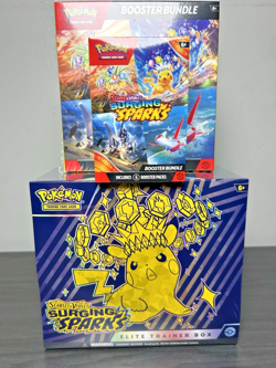 Pokemon Surging Sparks Sealed Elite Trainer Box & Booster Bundles HOT LOT⚡💎⚡ - Image 1
