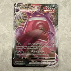 Pokemon Gengar VMAX 157/264 Swsh08: Fusion Strike Holo - Image 1