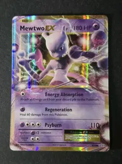 Mewtwo EX 52/108 Ultra Rare Pokemon TCG XY - Evolutions LP - Image 1