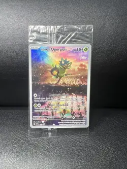 Pokemon TCG Teal Mask Ogerpon EX 123 Promo Twilight Masquerade SEALED - Image 1