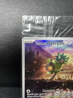 Pokemon TCG Teal Mask Ogerpon EX 123 Promo Twilight Masquerade SEALED - Image 2