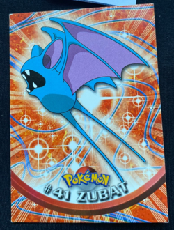 Zubat #41 Blue Label First Edition Topps Pokemon 1999 LP - Image 1