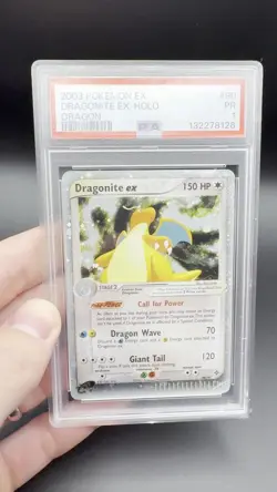 2003 Pokemon EX Dragon Dragonite EX Holo 90/97 PSA 1 - Image 2