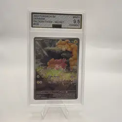 2024 Pokemon Pawmi 226/091 Paldean Fates Illustration Rare AGS 9.5 MINT+ - Image 1