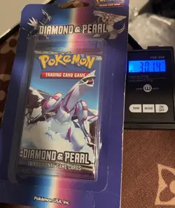 Pokemon 2007 Diamond and Pearl Set Booster Pack Sealed & In Plastic Heavy,Heavy 820650104138 - Image 1