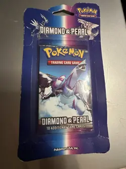 Pokemon 2007 Diamond and Pearl Set Booster Pack Sealed & In Plastic Heavy,Heavy 820650104138 - Image 4