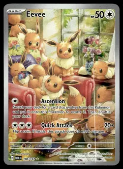 2024 Pokemon Twilight Masquerade 188/167 Eevee Near Mint - Image 1