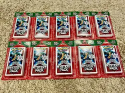Lot (10) Pokemon Walmart Holiday Mystery Pack Seeded Chase 1:10 Charizard - Image 1
