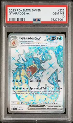 Gyarados ex - 225/198 - Ultra Rare - Scarlet & Violet - Pokemon - PSA 10! - Image 1