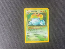 Venusaur Base Set Rare 15/102 Pokemon MP/HP 1999 - Image 2
