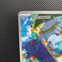 Oshawott Illustration Rare Pokemon 2025 S&V White Flare 105 NM Pack Fresh - Image 2