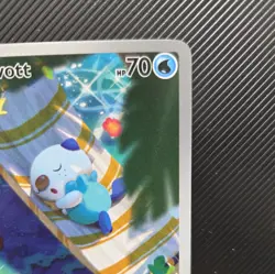 Oshawott Illustration Rare Pokemon 2025 S&V White Flare 105 NM Pack Fresh - Image 3