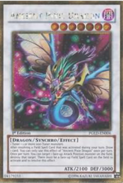 Ancient Pixie Dragon - PGLD-EN006 - Gold Secret Rare 1st ED NM Yugioh - Image 1