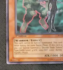 Destiny Hero - Double Dude (UTR) POTD-EN012 Power of the Duelist-1st Edition 1st - Image 2