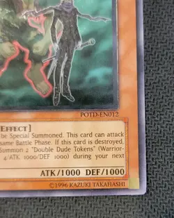 Destiny Hero - Double Dude (UTR) POTD-EN012 Power of the Duelist-1st Edition 1st - Image 3