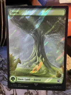 Forest FULL ART #576 SURGE FOIL Final Fantasy NM MTG Magic Card - Image 1