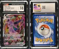 Espeon Vmax 065/203 Evolving Skies Pokemon (2021) Holo CGC 10 TCG Graded Card - Image 1