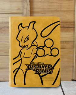 Pokemon Laser Engraved Trading Card Binder Destined Rivals (Made To Order) - Image 3