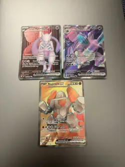 Pokemon Destined Rivals Full Art Lot Of 3 Cards NM - Image 1