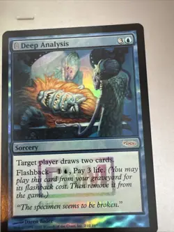 MTG Deep Analysis Foil FNM Promo Card - Image 1