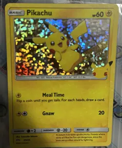 Pokemon Pikachu 25/25 HOLO Card 25th Anniversary Mcdonalds Promo 2021 Near Mint - Image 2