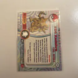 VINTAGE 1999 Topps Pokemon TV Animation #64 Kadabra Foil Card NM - Image 2