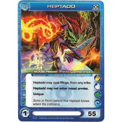 Chaotic HEPTADD Promo Card - Ripple Foil - Pick your energy - Image 1