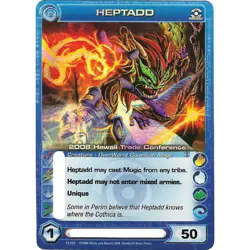 Chaotic HEPTADD Promo Card - Ripple Foil - Pick your energy - Image 2