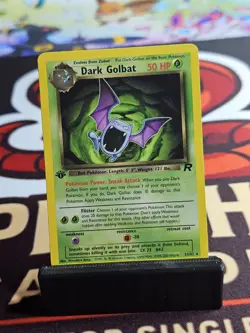 1st Edition Pokemon Card - Dark Golbat Team Rocket 24/82 Rare Vintage NM/LP - Image 1