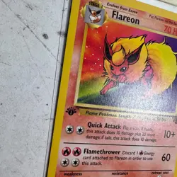 Flareon 19/64 Pokemon Jungle Set 1st Edition Holo Rare Trading Card Game TCG - Image 5