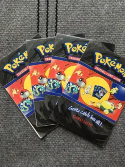 Vintage Pokemon Team Rocket Trouble Devastation Theme Deck Card Lists Boxes Only - Image 3