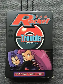 Vintage Pokemon Team Rocket Trouble Devastation Theme Deck Card Lists Boxes Only - Image 4