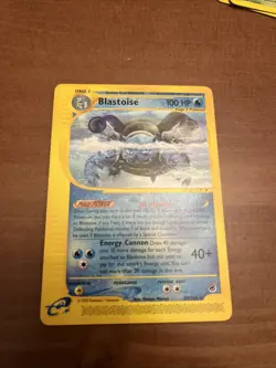 Pokemon TCG Blastoise Expedition Card 37/165 Regular Rare - Image 1
