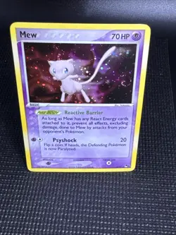 HOLO Mew 4/17 Pop Series 4 Pokemon Card 2006 - Image 1
