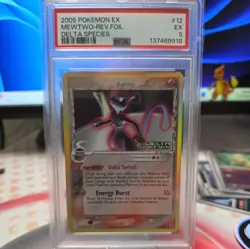 Mewtwo Delta Species Reverse Holo Card 12/113 Stamped - Image 1