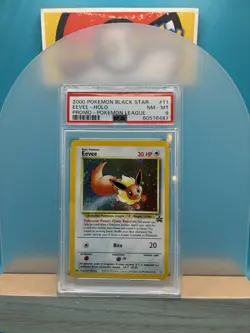 Eevee #11 Black Star Promo -Holo | PSA Graded Pokemon Card 2000 - PSA 8 NM - MT - Image 4