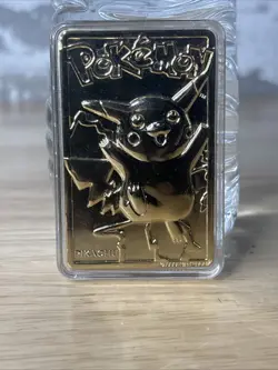 1999 Pokemon Burger King 23K Gold Plated Pokemon Card - Pikachu 🔥 - Image 1