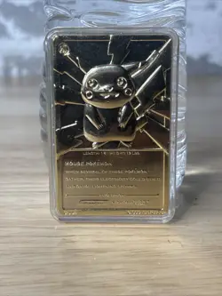 1999 Pokemon Burger King 23K Gold Plated Pokemon Card - Pikachu 🔥 - Image 2