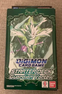 Digimon Card Game Starter Deck Guardian Vortex OPEN BOX Box 54 Card Deck Inc NEW - Image 1