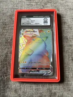 Pikachu VMAX Rainbow Secret Rare Guinness World Record Pokemon Card 1/1 - Image 1