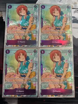 O-Nami (Illustration Box Vol.1) OP05-062 One Piece Promotion Cards Foil [x4] - Image 1