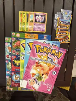 Pokemon Mixed Lot, Cards, Stickers, Comic Books Lot - Image 1