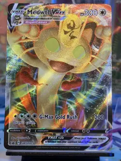 Meowth VMAX SWSH005 SWSH: Sword & Shield Promo Cards Holo - Image 1