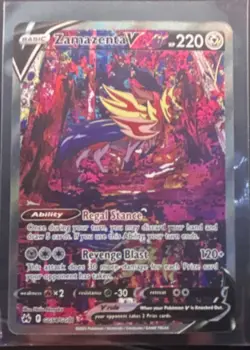 Pokemon Zamazenta V GG54/GG70 Crown Zenith Ultra Rare Holo Card - Image 1