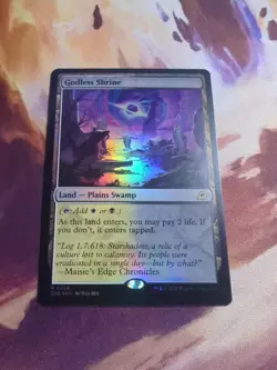 Godless Shrine Land Plains Swamp Shock Edge of Eternities EOE MTG Card Foil 0254 - Image 1