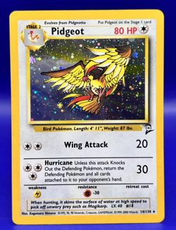 Pokemon Card Base Set 2 Pidgeot Holo Rare 14/130 LP+ - Image 1